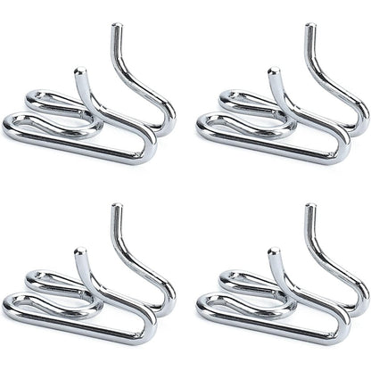 JIPIMON Dog Collar Extra Links Designed For Training Collars Steel Chrome Plated No Pull Pinch Collar Replacement Links 3.20mm Silver 4 Pack