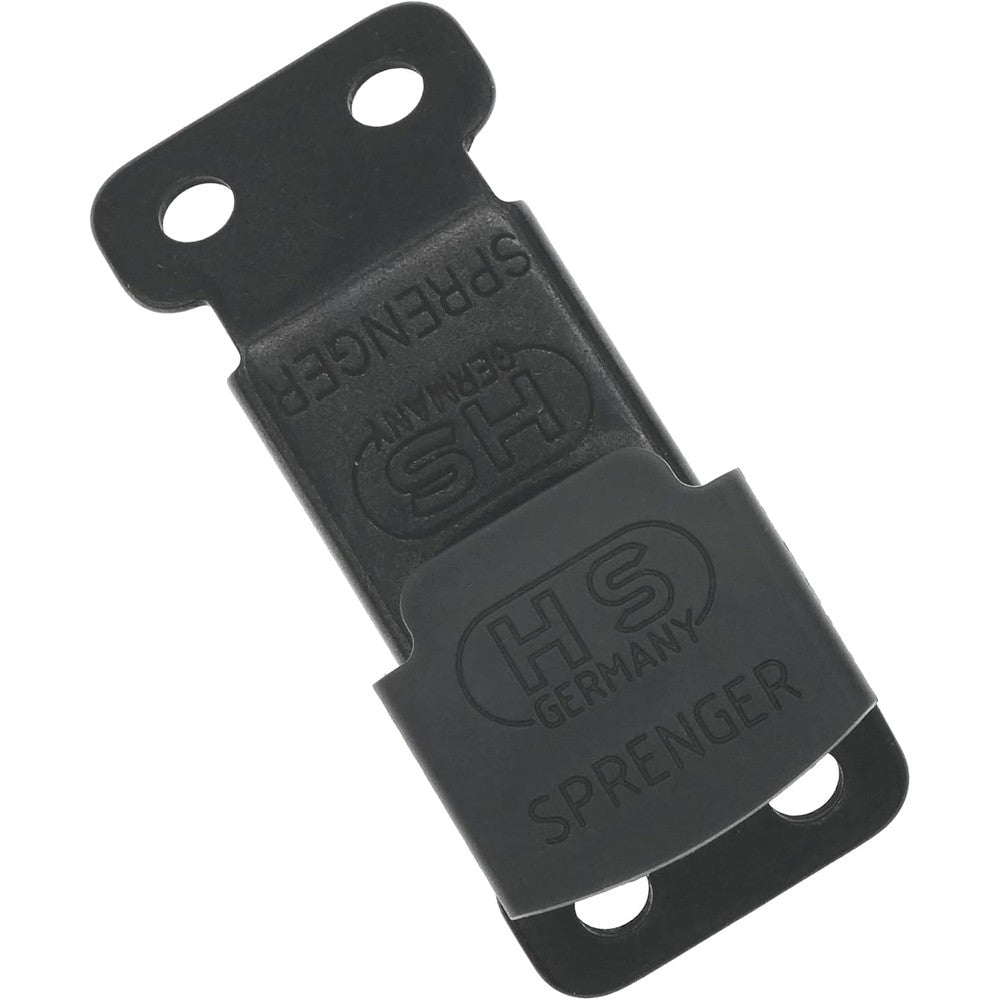Herm Sprenger Black Stainless Steel ClicLock Buckle Quick Release Fastener For Dog Prong Training Collar Three Point Two Millimeter Size