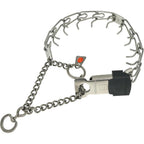 Herm Sprenger Stainless Steel Prong Dog Training Collar With Quick Release ClicLock Buckle For Small Medium Dogs Sixteen Inches