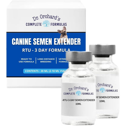 Dr. Orchard's Ready To Use Canine Semen Extender For Dogs Three Day Long Term Formula For Artificial Insemination Twenty Milliliters
