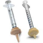 Miracle Nipple Sample Set Featuring One Original Nipple And One Mini Nipple With Two Hand Feeding Syringes