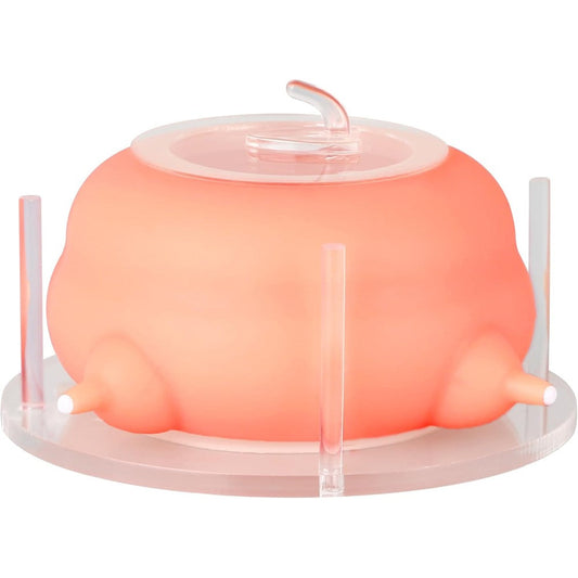 ZALBYUY Puppy Feeder For Multiple Puppies Silicone Dog Nursing Station With Four Nipples 200 Millilitres