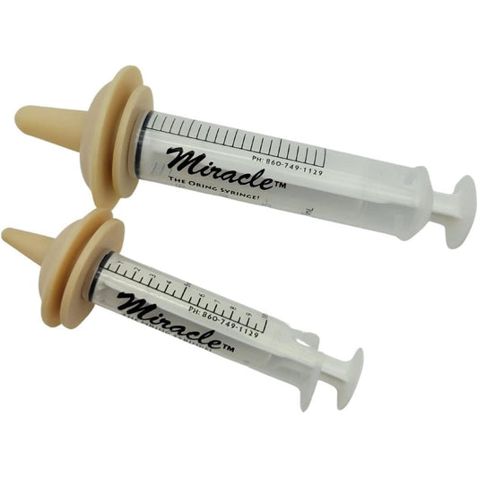 The Miracle Nipple Puppy Sample Set For Nursing Neonatal Small To Large Breed Puppies Latex Free Pack Of Two Nipples With Syringes