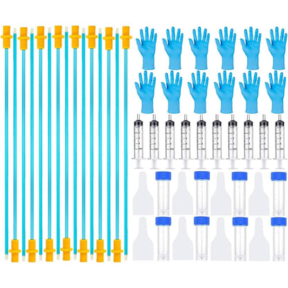 Gisurem 15 Set Artificial Insemination Dog Breeding Kit Disposable Canine Breeding Supplies For Medium And Large Breeds 11.8 Inch Catheters