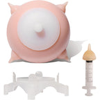 Doggiema Puppy Milk Feeder Nursing Station Bubble Milk Bowl With Four Silicone Nipples For Multiple Puppies And Kittens Small Size