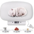 Qulable Digital Small Animal Scale With Measuring Tape For Newborn Puppies Kittens And Rabbits High Precision Weight Monitoring Black