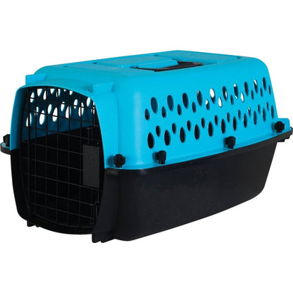 Petmate Small Fashion Pet Taxi Plastic Travel Carrier Kennel For Cats And Dogs Nineteen Inches By Twelve Point Fifty Six Inches By Ten Inches