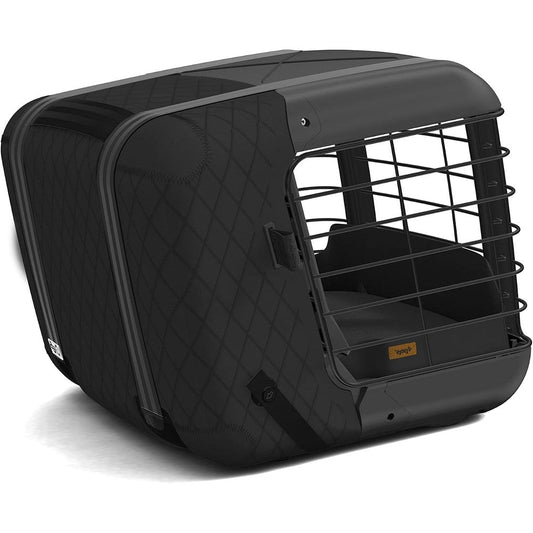 4pets Caree Black Series Crash Tested Dog And Cat Car Seat Carrier Box Only Black Up To Thirty Three Pounds Small Pet Travel Crate Washable Cushion
