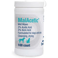 MalAcetic Medicated Wet Wipes For Dogs And Cats 100 Count Antiseptic Cleansing Wipes For Hot Spots Skin Folds And Bacterial Infections