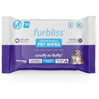 Vetnique Furbliss Hygienic Pet Wipes For Dogs And Cats Cleansing Grooming And Deodorizing Hypoallergenic Thick Wipes Refreshing Scent 100 Count