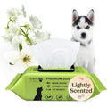 Pawfume Hypoallergenic Dog Wipes 100 Count Gentle Pet Grooming Wipes For Eyes Face Butt And Paws Tear Stain Remover For Puppy And Adult Dogs And Cats
