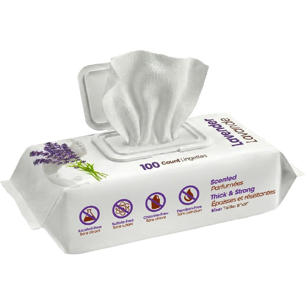 Best Pet Supplies Lavender Scented Calming Pet Wipes For Dogs And Cats Extra Soft And Strong Grooming Wipes 100 Count