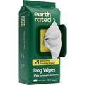 Earth Rated Hypoallergenic Pet Wipes For Dogs And Cats Unscented Deodorizing Grooming Wipes For Paws Body And Butt 100 Count