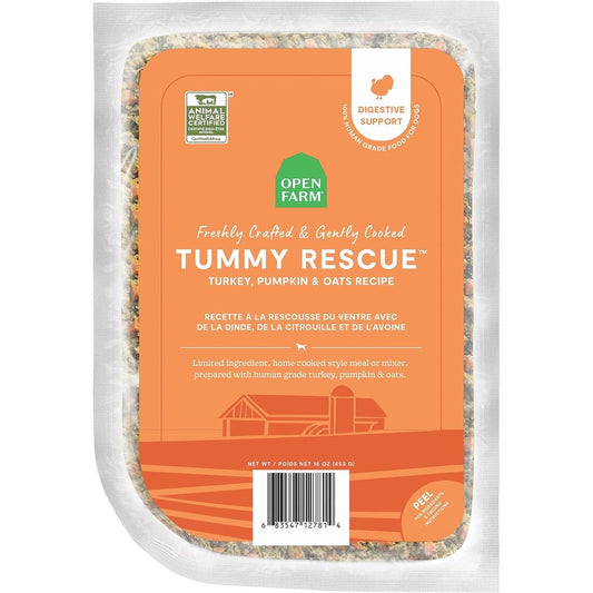 Open Farm Tummy Rescue Freshly Crafted Dog Food Grain Inclusive 16 Ounce Pouch Pack Of 8
