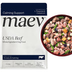 Maev Human-Grade Fresh-Frozen Beef Dog Food Anxiety And Calming Formula Whole Ingredient Raw Nutrition Complete Meal Or Topper 5 Pound