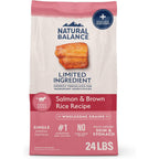 Natural Balance Limited Ingredient Adult Dry Dog Food With Healthy Grains Salmon And Brown Rice Recipe 24 Pound Pack Of 1