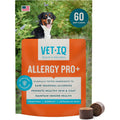 VetIQ Allergy Pro Plus Soft Chews For Dogs Seasonal Allergy Relief And Immune Support Hickory Smoke Flavor 60 Count
