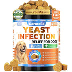 Anogol Carmelie Yeast Infection Treatment For Dogs Healthy Itch Relief Chicken Flavor Soft Chews 200 Count