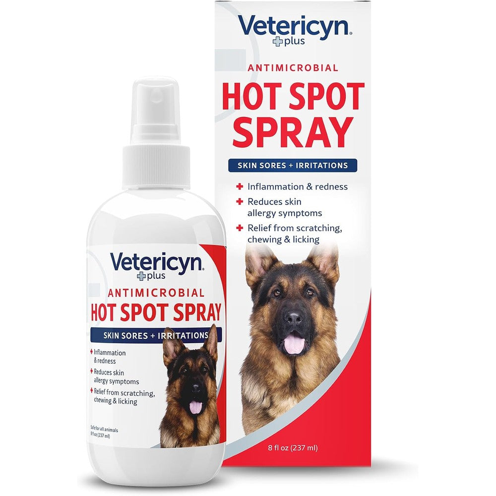 Vetericyn hot spot spray front view bottle e-commerce