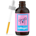Taily Liquid Collagen for Dogs and Cats Skin and Coat Supplement Grass Fed Collagen Peptides with Biotin Vitamin C and Hyaluronic Acid 4 Fluid Ounces