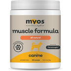 MYOS Canine Muscle Formula All Natural Dog Muscle Building Supplement With Patented Fortetropin For Mobility And Recovery Powder 360 Grams