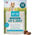 VetIQ Advanced Hip And Joint Chews For Dogs Chicken Flavored Supplement With Glucosamine Chondroitin Omega Three MSM Green Lipped Mussel 60 Count