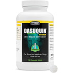 Nutramax Laboratories Dasuquin small medium dog joint supplement front view bottle packaging