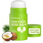 PawSono Lick-Safe Dog Paw And Nose Balm With Coconut Oil For Dry Cracked Pads And Snouts All-Natural Moisturizer 1.3 Ounce