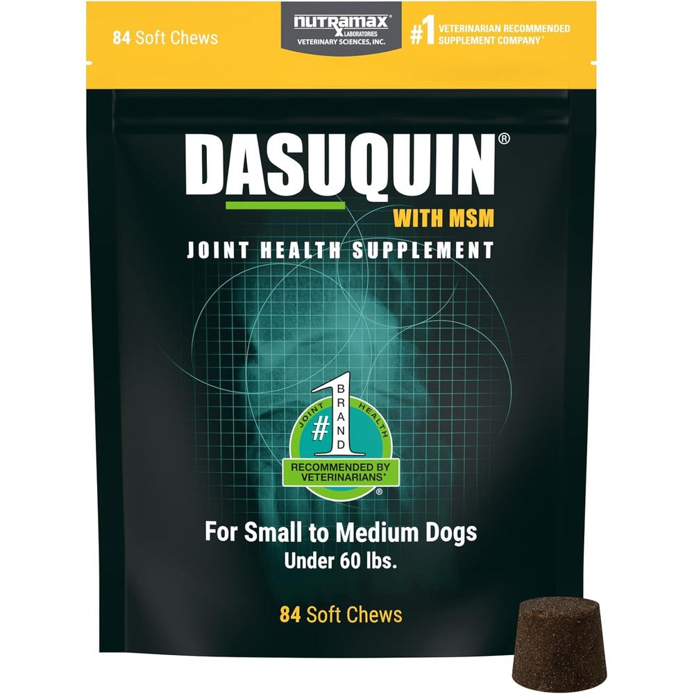Nutramax Dasuquin soft chews front view container packaging