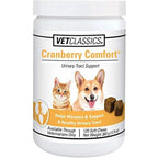 Vet Classics Cranberry Comfort Urinary Tract Support Supplement For Dogs And Cats Bladder Control And Incontinence Care 120 Soft Chews
