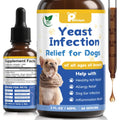 Herlosfeel Natural Yeast Infection Treatment For Dogs Herbal Allergy Relief Supplement Drops For Itchy Skin Ears Paws 2 Fluid Ounces