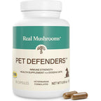 Real Mushrooms Pet Defenders 5 Mushroom Blend Immune Support And Daily Digestion Supplement For Dogs And Cats 90 Capsules