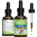Pet Wellbeing Throat Gold For Dogs Natural Herbal Respiratory Support Liquid Supplement For Collapsed Trachea And Kennel Cough 2 Fluid Ounces