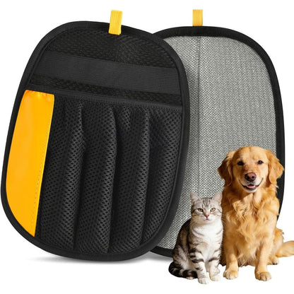 Jimtoiny Upgraded Pet Hair Removal Glove Electrostatic Five Finger Reusable Grooming Mitt For Dog And Cat Fur On Furniture Clothing And Car Seats
