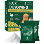 Seedshub Pet Hair Remover For Laundry, Hair Dissolving Laundry Powder And Stain Remover, 96.7 Percent Dissolution Rate, 2 Sachets