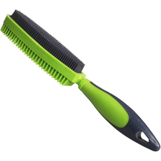 Godiyyer Premium Rubber Pet Hair Removal Brush For Couches Clothes And Pet Grooming Dual Sided Silicone Tool For Effective Fur Cleaning