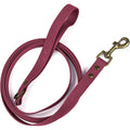 Wisedog Long Leash For Dogs Outside Waterproof Training Lead With Antique Bronze Buckle Burgundy 10 Feet