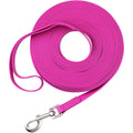 Qiaosite Waterproof Long Leash Durable Dog Recall Training Lead For Hiking And Swimming Purple 15 Feet