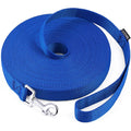 AMAGOOD Long Dog Leash For Obedience Recall Training Nylon Braided Agility Lead For Small And Medium Dogs Blue 15 Feet
