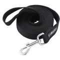 Siumouhoi Strong Durable Nylon Dog Training Leash And Long Traction Rope One Inch Wide For Small And Medium Dogs Black Color Ten Feet