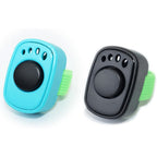 HoAoOo Pet Clicker For Dogs Cats Horses Birds And Animals Mini Finger Clickers For Training Black And Blue Pack Of Two Pieces
