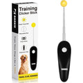 Barkie Dog Training Clicker With Target Stick Retractable Stainless Steel Rod And Bright Yellow Target Ball Portable Pet Trainer For Dogs And Cats