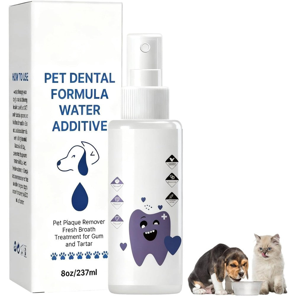 Yee Hfafa Dental Plus Pet Dental Formula Water Additive Odorless And Flavorless Oral Care For Dogs And Cats 8 Ounce