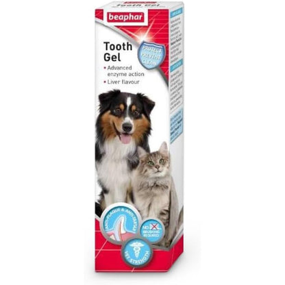 Beaphar Tooth Gel In Liver Flavour For Dog And Cat 100 Gram Dental Care Formula
