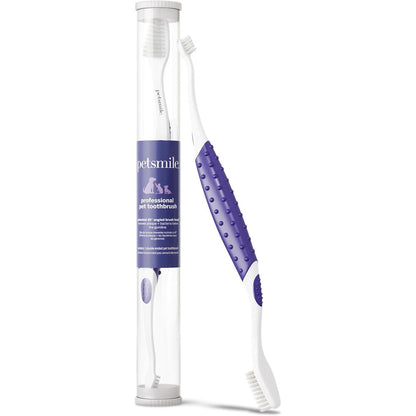 Petsmile Professional Pet Toothbrush With Patented 45 Degree Angled Head For Cats And Dogs Dental Care