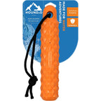 HOUND2O Rope Bumper Floating Outdoor Toy For Dogs Squeaker Textured Fetch Toy Orange Medium One Count