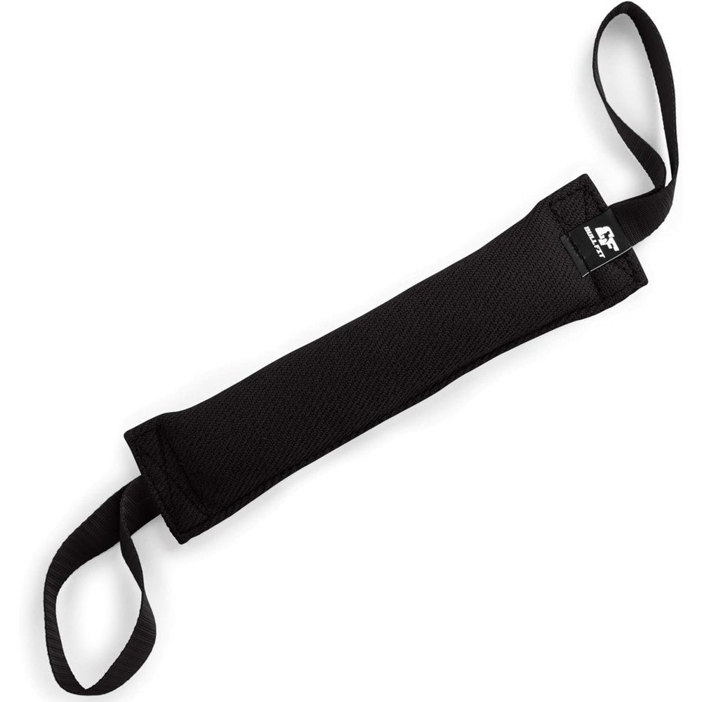 Bull Fit K9 Dog Bite Tug Toy With Two Strong Handles Tear Resistant French Linen Training Toy For Medium To Large Breeds