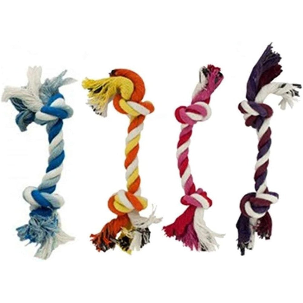 Knivel Puppy Rope Toys For Small Dogs Interactive Cotton Knots Teething Chew Toys Pack Of Four