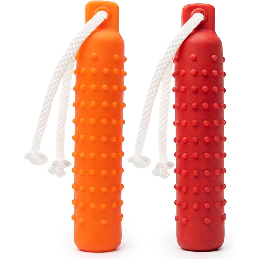 Segzwlor Dog Float Toy Interactive Training Bumper And Fetching Retrieving Outdoor Water Dummy With Rope For Dogs Eleven Inches By Two Inches