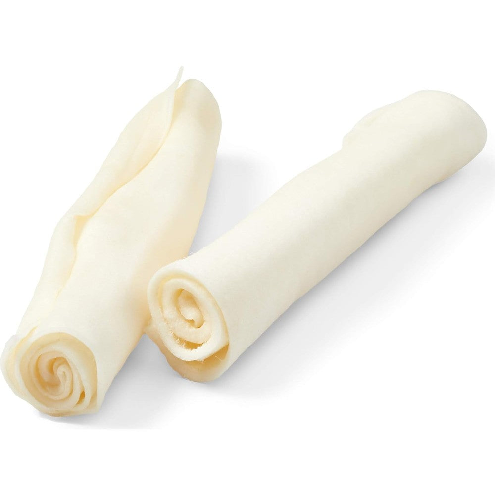 Frankly Beefhide Retriever Roll Natural Beef Collagen Dog Chew Treats For Medium And Large Breeds 7 Inch Extra Thick 2 Count